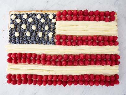 Ina Garten's Flag Cake for All American as seen on Food Network's Barefoot Contessa