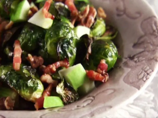 Crispy Brussels Sprouts Recipe | Claire Robinson | Food Network