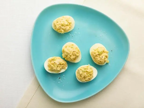 Deviled Eggs with Crab Recipe | Giada De Laurentiis | Food Network