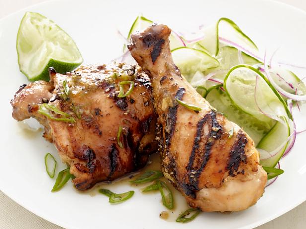 Hoisin Chicken with Cucumber Salad