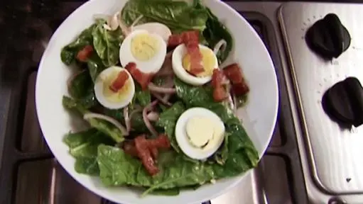 Spinach Salad with Warm Bacon Dressing Spinach Salad with Warm Bacon Dressing