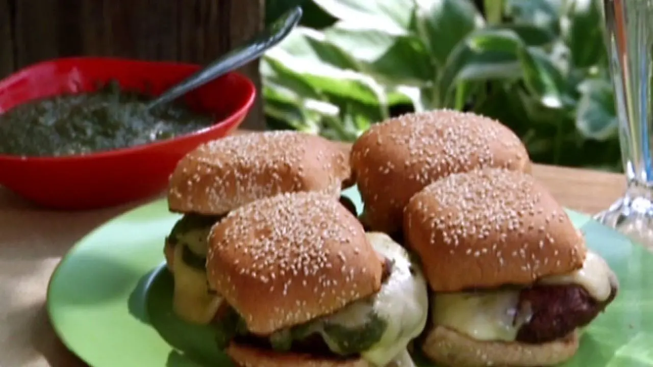 Green Chile Cheeseburgers Recipe Bobby Flay Food Network