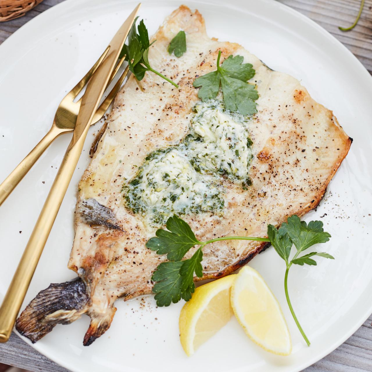 Grilled Erflied Trout With Lemon