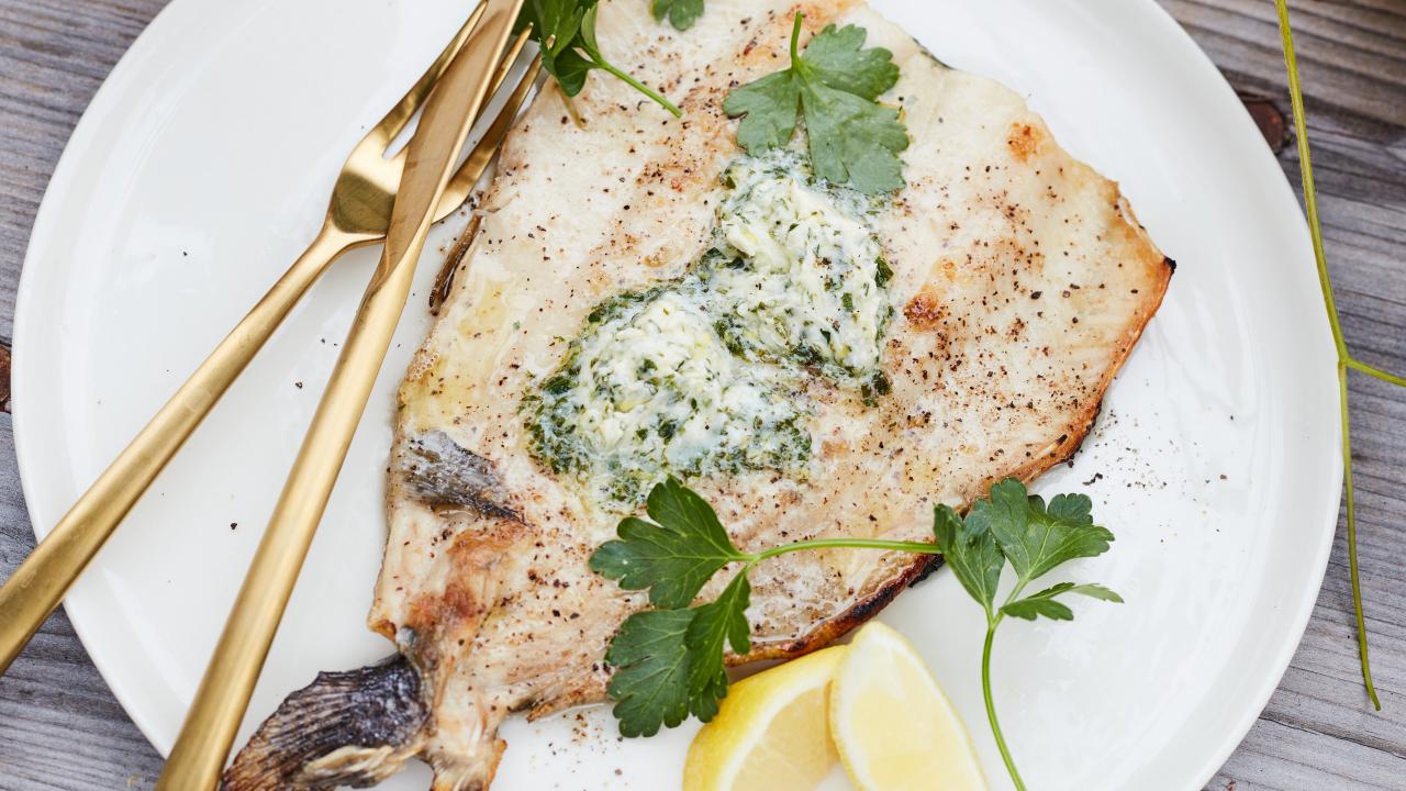 Grilled Erflied Trout With Lemon