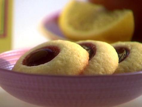 Raspberry Lemon Thumbprint Cookies