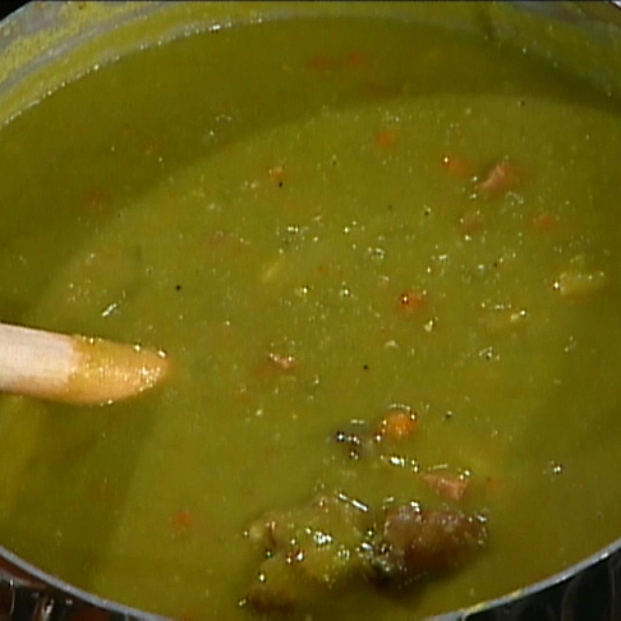 Crockpot Ham Split-Pea Soup - Flipped-Out Food