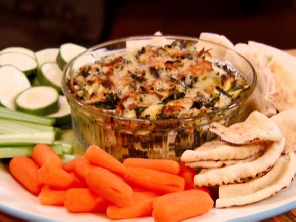 Hot Artichoke-Crab Dip Recipe | Robin Miller | Food Network