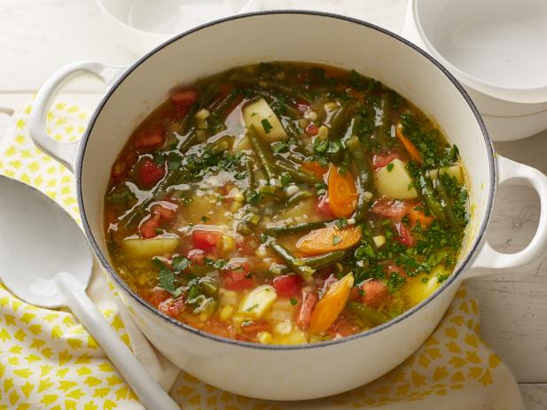 Garden Vegetable Soup Recipe Alton Brown Food Network