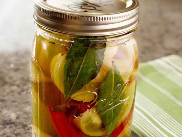 Pickled Green Tomatoes Recipe Michael Symon Food Network