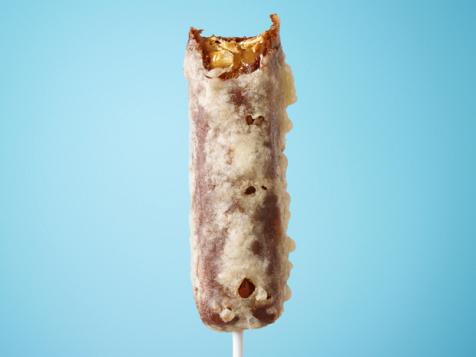 Deep-Fried Snickers on a Stick