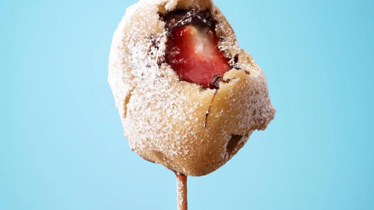 Strawberry Waffle Balls