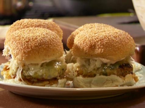 The Wurst Reuben Burgers