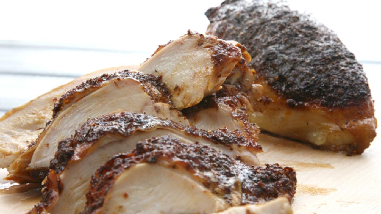 Brined and Dry-Rubbed Chicken
