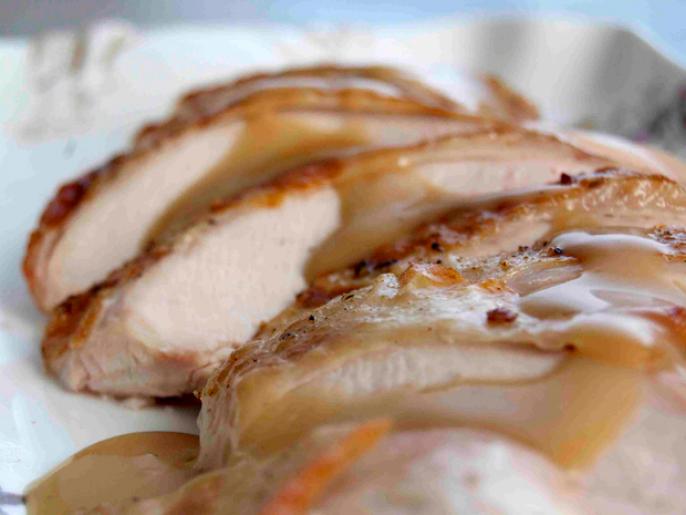 Roasted Turkey Breast with Gravy Recipe Claire Robinson Food Network