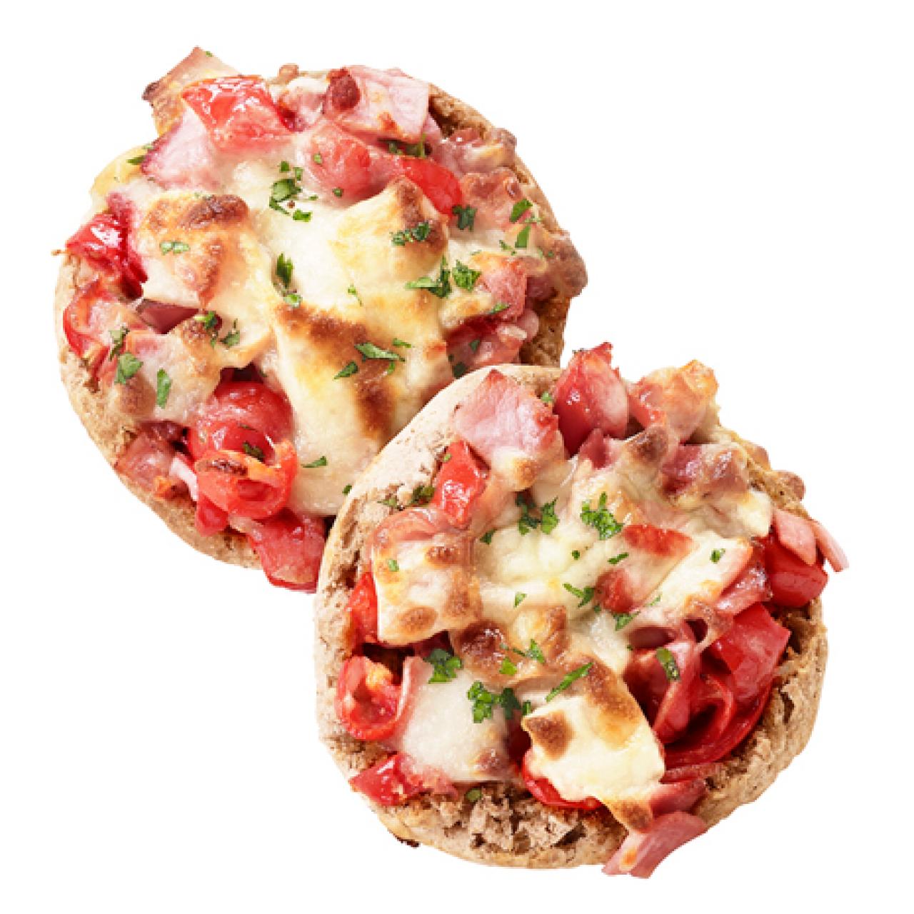 EASY ENGLISH MUFFIN PIZZAS