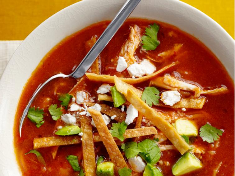 Spicy Tortilla Soup Recipe Food Network Kitchen Food Network 4282