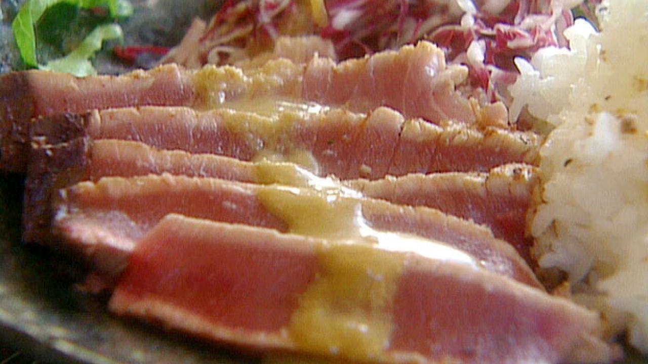 Grilled Yellow-Fin Tuna
