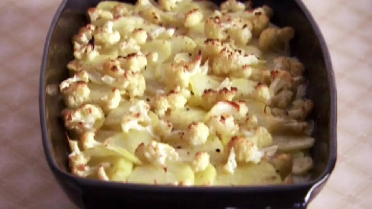 Potato and Cauliflower Gratin