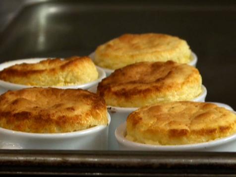 Warm Edam Cheese Souffle with Crispy Bacon