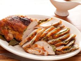 Herb Roasted Turkey Breast with Pan Gravy