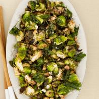 Green Vegetables in a White Serving Dish on a Beige Tablecloth