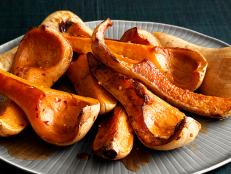 Cuban Squash on a Gray Dish