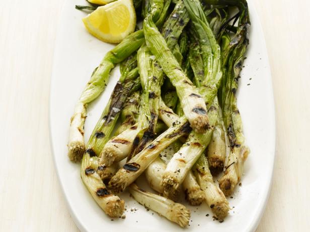 Grilled Scallions