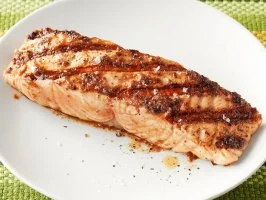 Salmon with Olive Vinaigrette