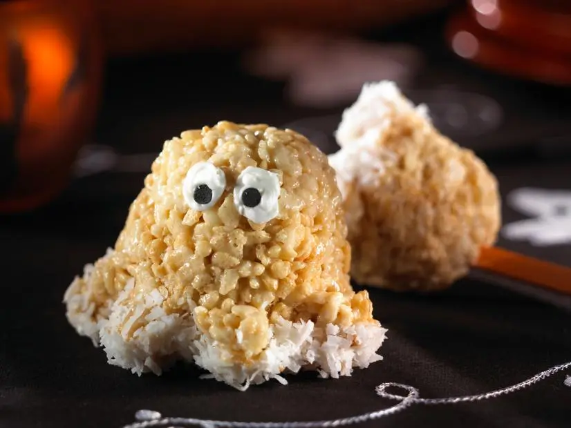 Rice Krispies Coconut Ghosts Dessert