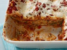 This crowd-pleaser is beefed up with veggies in every layer, portobello mushrooms in the meat, spinach in the cheese, and of course tomato sauce in between. No one will notice they're eating their vegetables, they'll be too busy devouring their cheesy beef lasagna.