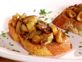 Roasted Mushrooms with Toasted Buttery Hazelnuts