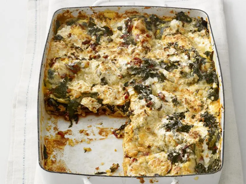 Week Night meal in a white baking pan