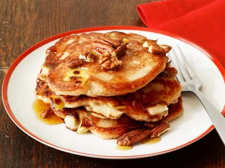 Green Apple Sourdough Pancakes