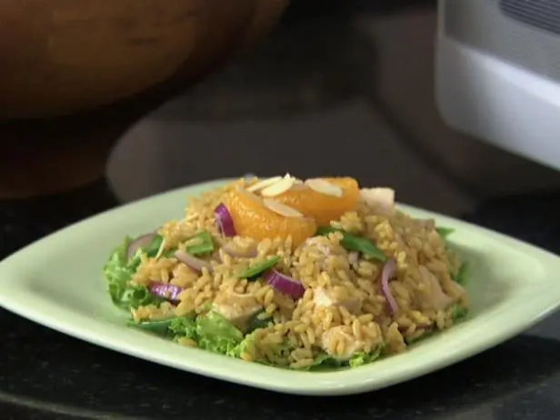 Asian Chicken and Rice Salad Recipe - Chef's Resource Recipes