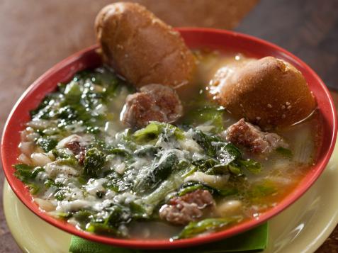 Mini Sausage Meatball Minestra