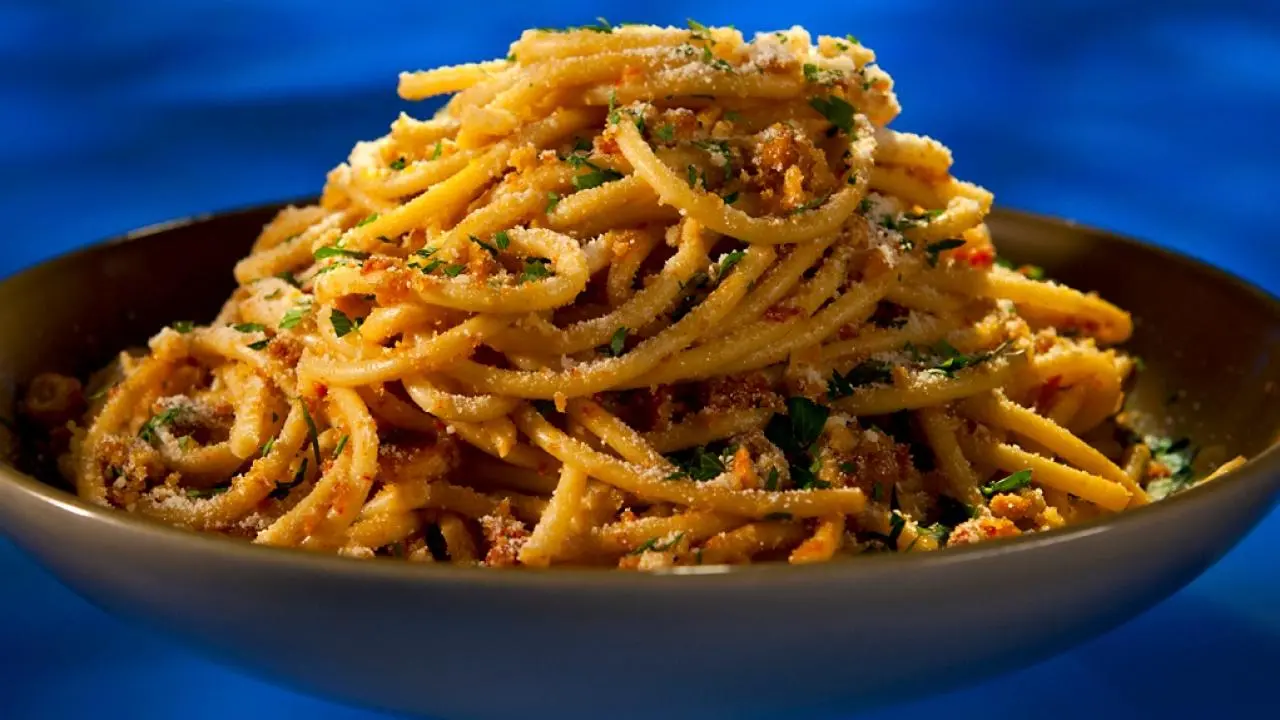 Alex's Anchovy Bucatini