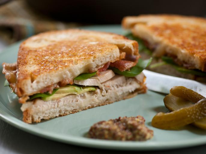 Roast Turkey, Avocado and Bacon Sandwich Recipe | Tyler Florence | Food ...