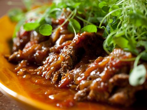 Brisket Supper with Mushroom-Sage Polenta