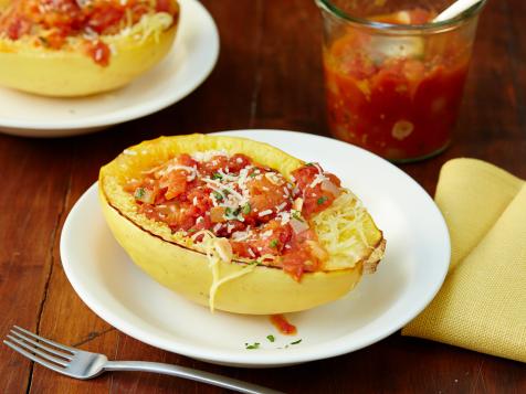 Spicy Roasted Tomato Marinara with Spaghetti Squash