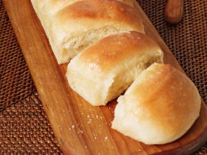 Sprinkle Hot Rolls with Salt and Serve Immediately