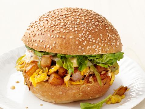 Egg and Potato Sandwiches