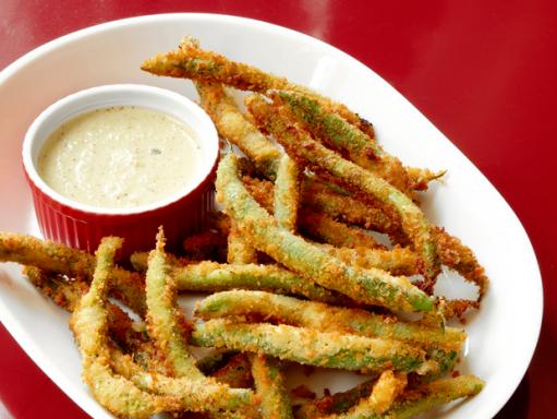 Almost-Famous Green Bean Fries Recipe | Food Network Kitchen | Food Network