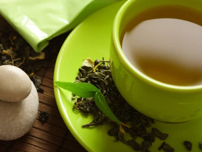 green tea cup