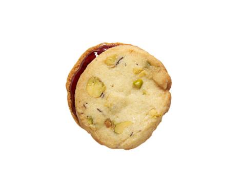 Pistachio-Cherry Sandwiches