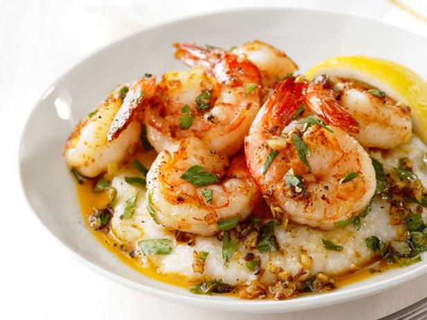 Lemon Garlic Shrimp And Grits Recipe