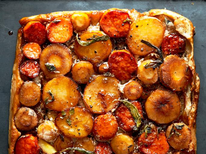 Vegetable Tarte Tatin Recipe Food Network Kitchen Food Network