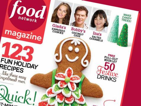 Food Network Magazine: December 2010 Recipe Index