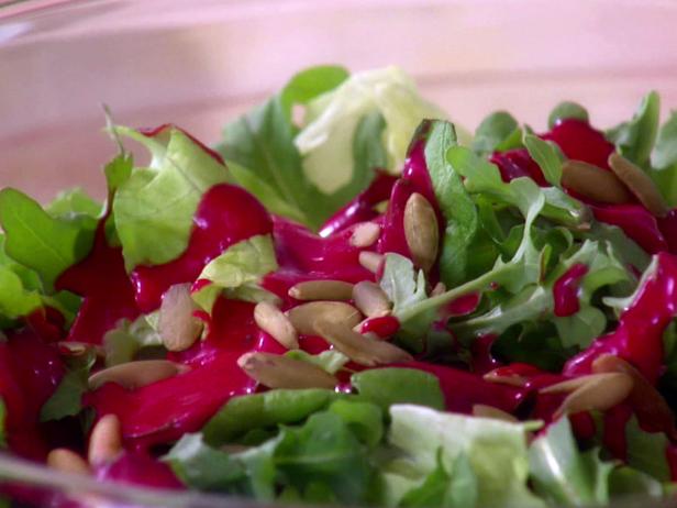 Bibb and Arugula Salad with Raspberry Vinaigrette Recipe | Giada De  Laurentiis | Food Network