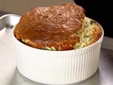 Spinach and Cheddar Souffle