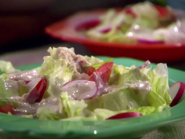 Easy Salad with Creamy Roasted Tomatillo Dressing Recipe | Sunny Anderson | Food Network